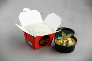 Thai Green Chicken Curry  With Steamed Rice