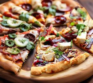 Barbeque chicken pizza