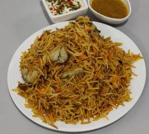 Malai Soya Chaap Biryani