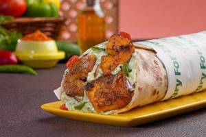 Tandoori Soya Chaap Wrap.