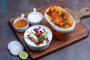 Paneer Biryani [500 Ml] + Curd Rice [250Ml]