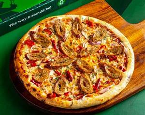 Chicken Seekh Pizza