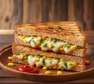 Cheese corn sandwich