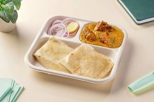 Tandoori Soya Chaap with Rumali Roti Lunchbox