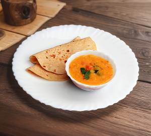 Dal fry + 2 chapati                                    