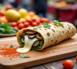 Mushroom Cheese Roll
