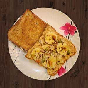 Banana peanut butter sandwich