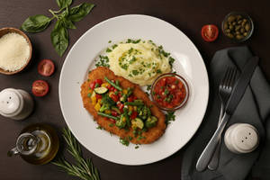 Primavera Crispy Chicken Schnitzel