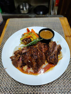 Ninan's Signature Smokey Ghost Meat Steak