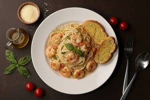 Shrimp Scampi Linguine