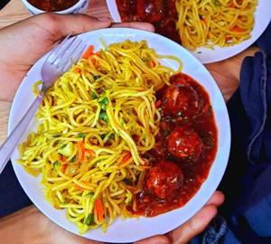 Special Manchurian Chowmein with schezwan