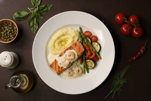 Surf And Turf Salmon