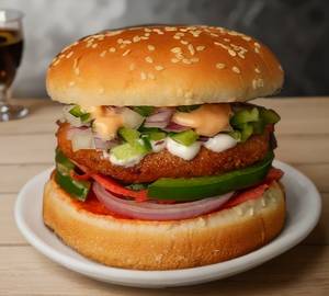 Crispy Veg Patty Burger