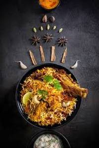 Chicken leg piece biryani