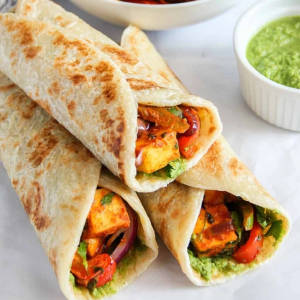 Chilli Paneer Roll