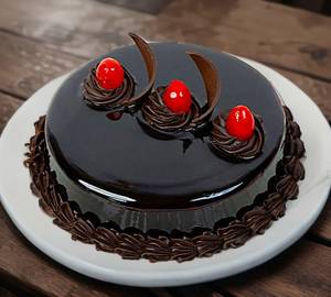 Dark Chocolate Cake Eggless