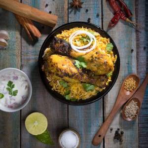 1 Pc Biriyani + Leg Fry + Lime Juice
