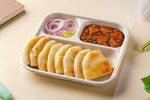 Aloo Matar with Kulcha Lunchbox