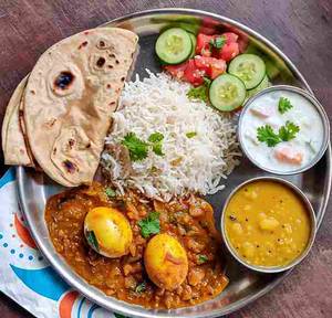Egg Thali