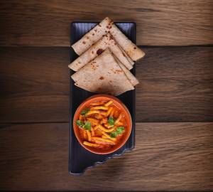 Shev bhaji +2 chapati                                    