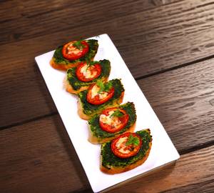 Tangy Pesto Bruschetta - 4 Nos
