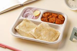 Aloo Gobi with Rumali Roti Lunchbox