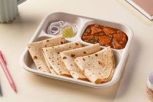 Aloo Matar with Chapati Lunchbox