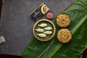 Veg Momos + Noodles + Rib