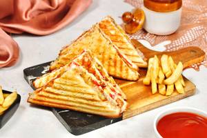 Grilled Aloo Tikki Sandwich