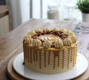 Nutty Butterscotch Cream Cake [500 G]