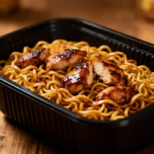BBQ Chicken Maggi (serves 2)