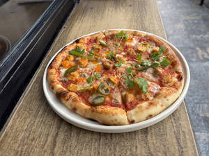 The Hot Sauce Marinated Chicken Flatbread