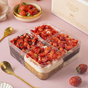 Eggless Strawberry Overload Box ( Serves 2)