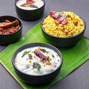 Pulihora + Curd Rice Combo