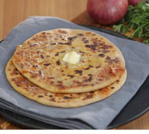 Onion Paratha +Pickle