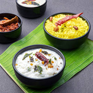 Lemon Rice + Curd Rice Combo