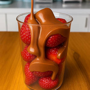 London's Viral Chocolate Strawberry - Dipped in Biscoff Chocolate