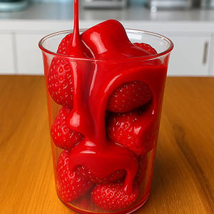 London's Viral Chocolate Strawberry - Dipped in Red Cheese Chocolate