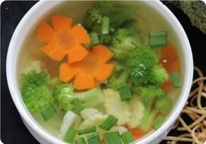 Veg clear soup