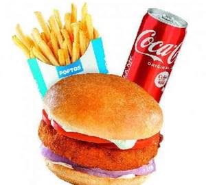 Herbal Aloo Burger Combo