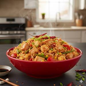 Schezwan Chicken Fried Rice