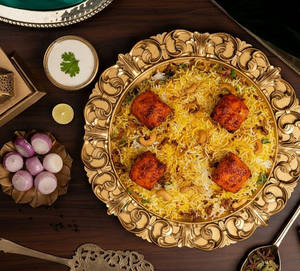Chicken Tikka Biryani (4 Pieces)