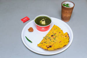 Makki Ki Roti Sarso Ka Saag With Chaach