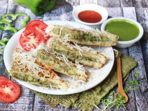 Cheesy Garlic Grill Sandwich