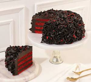 Truffle Coated Red Velvet Cake
