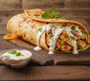 Special Malai Chicken Shawarma