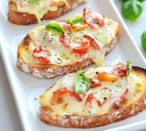 Creamy Cheese Bruschetta