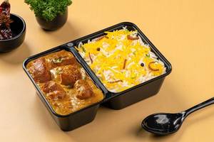 Soya Chaap & Rice Dabba