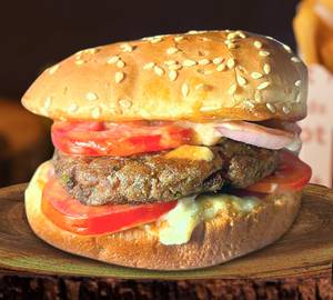 Chicken tikki burger