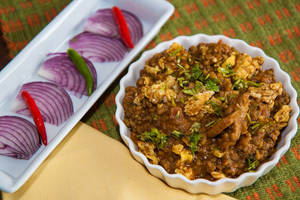 Egg Chicken Tadka